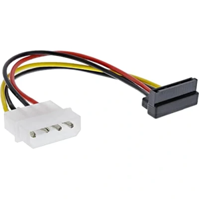 Abbildung von InLine 29670X SATA Stromadapterkabel, 1x 13,34cm (5,25&quot;) Buchse an 15pol Stecker, nach oben abgewinkelt