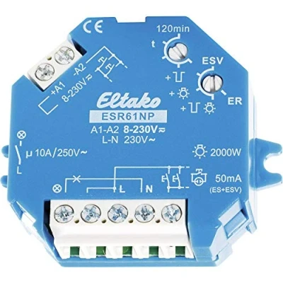 Abbildung von Eltako Stromstoßschalter 1S ESR61NP 230V+UC Nicht Pot.frei 10A Installationsrelais 4010312107911