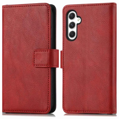 Abbildung von Samsung Galaxy A25 Hülle Kunstleder iMoshion Klapphülle Handyhülle Rot