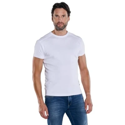 Abbildung von engbers Herren Basic Shirt My Favorite Organic, 38788, Reinweiss in Größe 3XL
