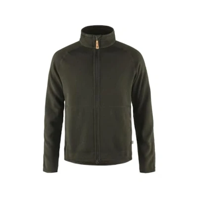 Abbildung von Fjallraven Mens Övik Fleece Zip Sweater M Sweatshirt, Deep Forest, S