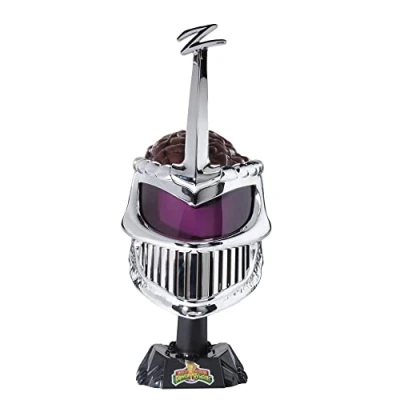 Abbildung von Power Rangers Lightning Collection Lord Zedd, Helm mit elektronischem Stimmverzerrer, Rollenspielhelm inklusive Ständer