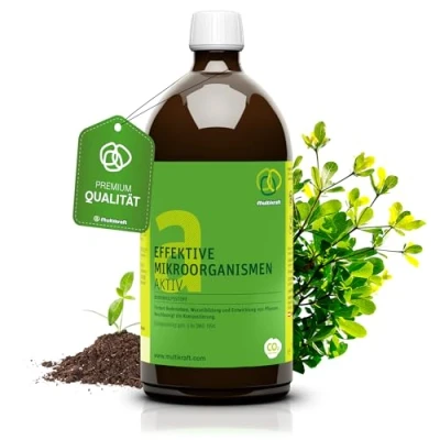 Abbildung von Effektive Mikroorganismen Aktiv (EM Aktiv), Bodenhilfsstoff Dünger 2 X 1 l Fl.