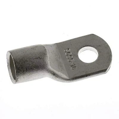 Abbildung von SeKi 1x Rohrkabelschuh 95mm² Loch Ø M10 Unisoliert Kabelschuh aus Kupfer verzinnt Kabel Verbinder für Batteriekabel, Verteilerkästen, Kfz