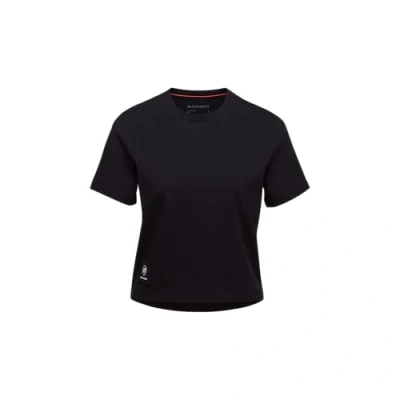 Abbildung von Mammut Massone Cropped Patch Tshirt basic, Damen, Größe: Medium, Black
