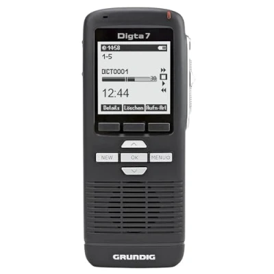 Abbildung von Grundig Digitales Diktiergerät Digta 7 (PDM7020 12), Handdiktiergerät inklusive Diktiersoftware, 160 x pixels