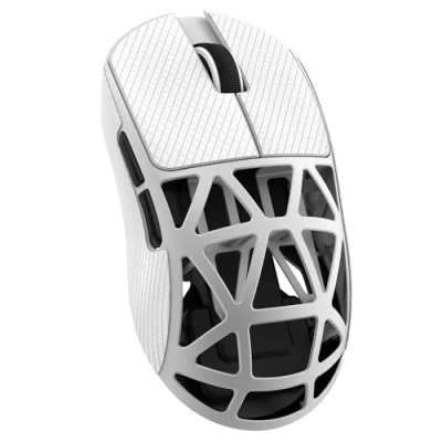Abbildung von ATTACK SHARK R2 Magnesium Alloy Mouse, PixArt PAW3950 Gaming Sensor, Wireless 8K 48g SUPERLIGHT BT/2.4G/Wired Adjustable DPI 42000, Office Mice for Win11/Xbox/PS/Mac White