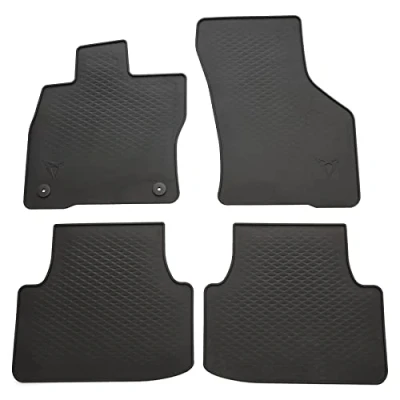Abbildung von Seat 5FG061500041 Gummi Fußmatten Premium Allwettermatten 4X Gummimatten, mit Cupra Logo, schwarz