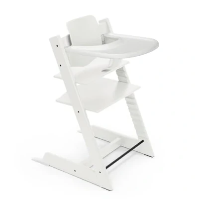 Abbildung von Stokke Hochstuhl Tripp Trapp mit Tray, für Kinder im Alter von 6 36 Monaten