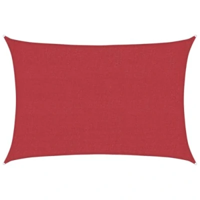 Abbildung von vidaXL Sonnensegel Sonnenschutz Windschutz Sonnendach UV Schutz Sonnenschutzsegel Schattenspender Garten Terrasse Balkon 160g/m² Rot 4x5m HDPE