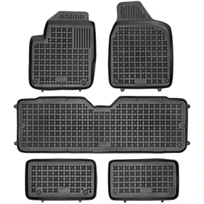 Abbildung von MOTOS Gummimatten Auto Fussmatte passt für SEAT Alhambra I 1996 2010 Verbessern Sie Ihren Reisekomfort mit Antirutschmatte Allwetter fußmatten Auto, Schutz vor Verschmutzung