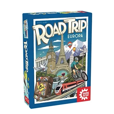 Abbildung von Road Trip Europa Kartenspiel von Game Factory ab 8 Jahren