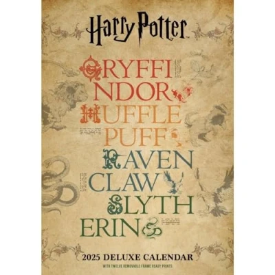 Abbildung von Harry Potter Month to View A3 Deluxe Calendar Official Product 2025