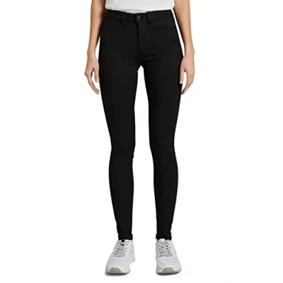 Abbildung von TOM TAILOR Denim Damen Nela Extra Skinny Jeans, 10240 Black Denim, 31W / 30L