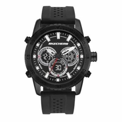 Abbildung von Skechers Chronograph TRUXTON, Quarzuhr, Armbanduhr, Herrenuhr, Silikonarmband, digital,Stoppfunktion