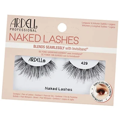 Abbildung von ARDELL Naked Lashes Echthaarwimpern 429 1 Paar künstliche Wimpern natürlich aus Echthaar, vegan, wieder verwendbar Natural Fake zum Kleben