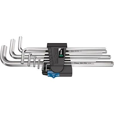 Abbildung von Wera 05022130001, L förmiger Inbusschlüssel Satz, Metrisch, 9 Stück(e), 1.5,2,2.5,3,4,5,6,8,10 mm