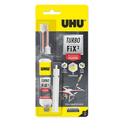 Abbildung von 6 x Uhu Reparaturkleber Turbo Fix2 Flüssig Plastik ohne Lösungsmittel