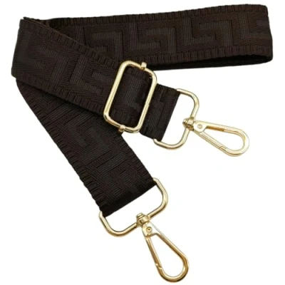 Abbildung von Verstellbarer Schultergurt für Taschen Dunkles Curry, Taschengurte zum Wechseln, Taschengurt Breit mit Karabiner Gold, 80 130 cm Tragegurt Tasche Damen Schulterriemen, Handtasche, 3.8cm, 1324