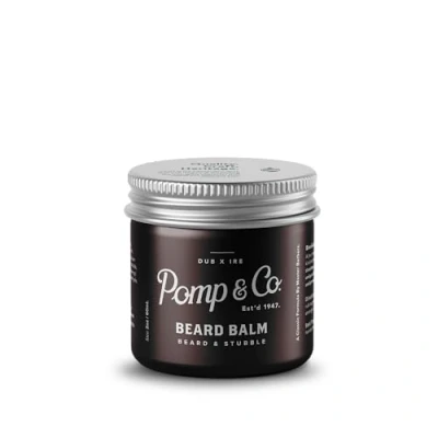 Abbildung von Pomp &amp; Co Beard Balm, nicht fettender Bartbalsam für Männer macht Ihren Bart weich und befeuchtet ihn, glänzendes mattes Finish 60ml