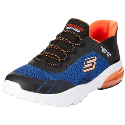 Abbildung von Skechers Boys Schlüpfen, Royal Textile/Black Synthetic/Trim, 40 EU