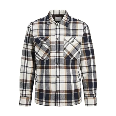 Abbildung von Jack &amp; Jones Jjeeddie LS NOOS Hemd, Herren, Größe: Large, Cloud dancer
