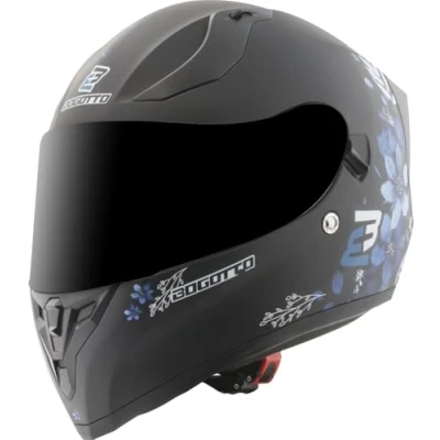 Abbildung von Bogotto H128 Fiori Helm, schwarz/blau, L