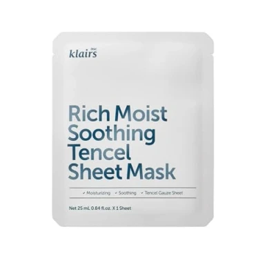 Abbildung von klairs RICH Moist Soothing MASK 23ML 2 Masks PACK Gesichtsmaske, Damen, Größe: 50 ml,