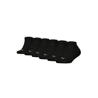 Abbildung von Puma KIDS Plain Sneaker Unisex 6 PACK Socken für Kinder, Größe: 23 26, Black