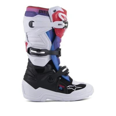 Abbildung von Alpinestars Tech 7S Jugend Motocross Stiefel (White/Black/Red,40.5)