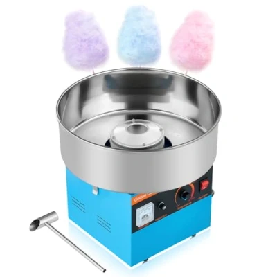 Abbildung von VEVOR Kommerzielle Zuckerwattemaschine Elektrisch 1kW Blau Zuckerwattegeräte