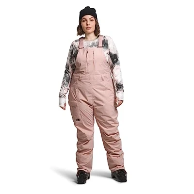 Abbildung von The North Face Freedom BIB Snowboardhosen, Damen, Größe: SxR, Pink moss