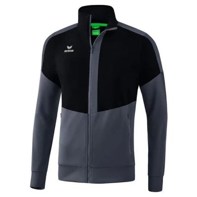 Abbildung von Erima Trainingsjacke, Herren, Größe: Large, Schwarzgrau