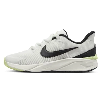 Abbildung von Nike Performance STAR Runner 4 Unisex Laufschuh Neutral für Kinder, Größe: 38.5, Summit white/black/barely volt/white Schuhe