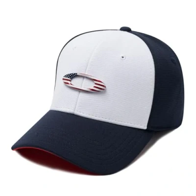 Abbildung von Oakley Apparel and accessories Herren Stretch Fit Hats TINCAN Cap, Navy/White, L/XL, 911545 612