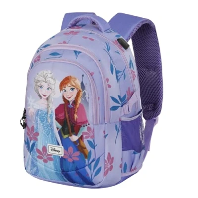 Abbildung von Karactermania Freizeitrucksack Die Eiskönigin großer Running Rucksack Tagesrucksack Alltagsrucksack, USB Anschluss für elektronische Geräte