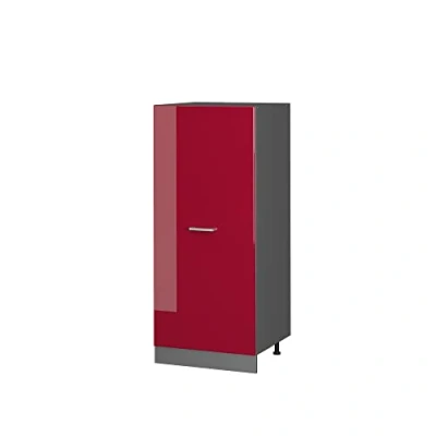 Abbildung von Vicco Hochschrank R Line, Bordeaux Hochglanz/Anthrazit, 60 cm