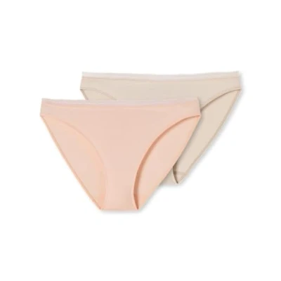 Abbildung von Schiesser 2PACK RIO Slip, Damen, Größe: 46, Sand pfirsich