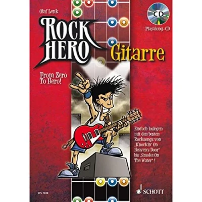 Abbildung von Rock Hero Gitarre: From Zero To Hero. E Gitarre. Lehrbuch. (Schott Pro Line)
