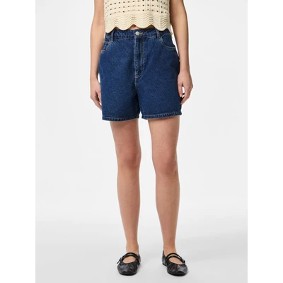 Abbildung von Pieces ABBI Jeans Shorts, Damen, Größe: XS, Medium blue denim