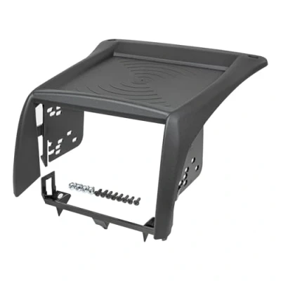 Abbildung von tomzz Audio Doppel DIN Radioblende passt für Fiat Ducato 244 Bj.2002 2006 schwarz Autoradio