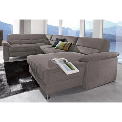 Abbildung von sit&amp;more Wohnlandschaft &quot;Ascara U Form&quot;, inklusive Boxspring/Federkern Polsterung, wahlweise mit Bettfunktion
