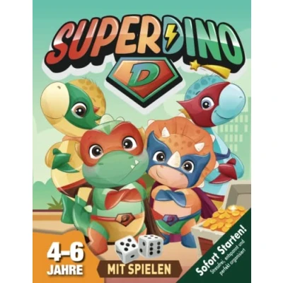 Abbildung von Superhelden Schatzsuche Kindergeburtstag 4 6 Jahre: Knifflig! Erobert mit den Superdinos das Superkraft Armband, findet Schatz &amp; besiegt Bösewicht. (Bravo Schatzsuche)