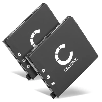 Abbildung von subtel 2X NP 60 Akku kompatibel mit Casio Exilim EX Z9, FS10, S12, Z90, Z80, S10, Z85, Z29, Z25 3.6V 3.7V 720mAh
