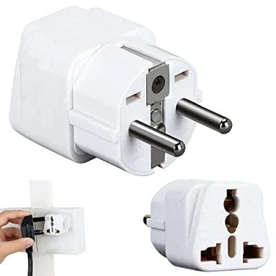 Abbildung von GZhaimai 3 STK Reiseadapter Weltweit, Internationaler Steckdosenadapter, Universaladapter für Deutschland USA England Thailand Italien Australien