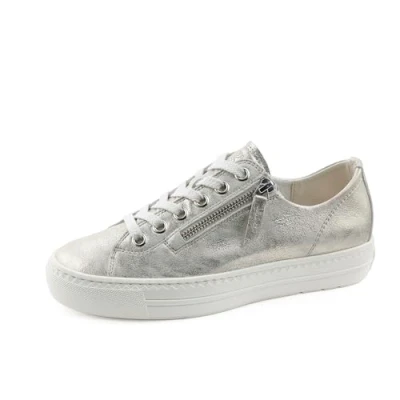 Abbildung von Paul Green Sneaker low Metallic antic mineral, Damen, Größe: 40.5, mineral Schuhe