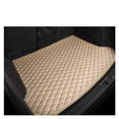 Abbildung von Auto schutzmatte Für Land Rover Range Velar 2017 2018 2019 2020 Kofferraum Matte Cargo Liner Teppich Innen Teile Zubehör Abdeckung Schutzmatten(Beige)
