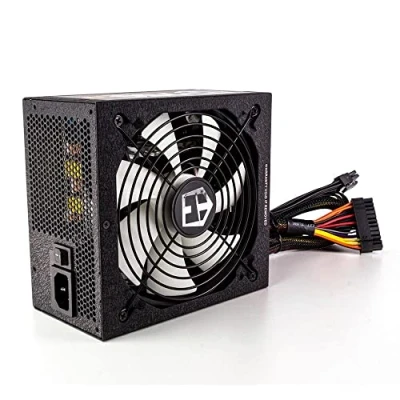 Abbildung von NOX Hummer 750W NXHM750BZ 750 W Netzteil, 80 Plus Bronze zertifiziert, modulare Verkabelung, extrem leise, 140 mm Lüfter, schwarz