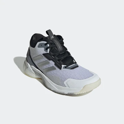 Abbildung von adidas Performance Crazyflight 5 MID Volleyballschuh cloud white silver metallic core black, Damen, Größe: 38 Schuhe