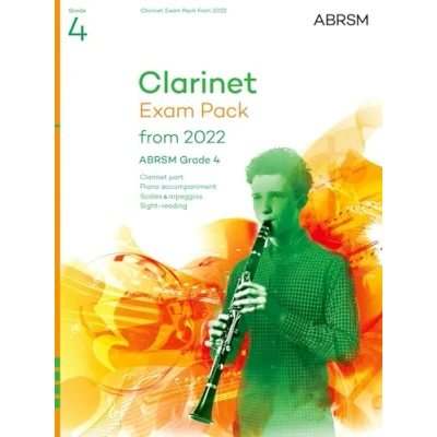 Abbildung von Clarinet Exam Pack from 2022, ABRSM Grade 4: Selected the syllabus 2022. Score &amp; Part, Audio Downloads, Scales Sight Reading (ABRSM Pieces)